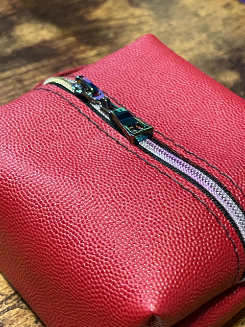 The Little Organizer | Handmade Leather Organizer Pouch | Small Zippered Travel Case