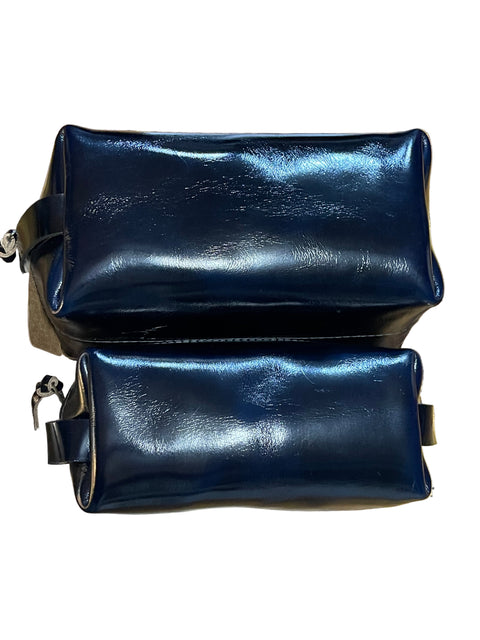 The Store It (Black) | Handmade Leather Dopp Kit | Premium Leather Travel Toiletry Bag