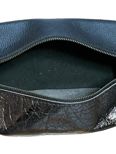 The Store It (Black) | Handmade Leather Dopp Kit | Premium Leather Travel Toiletry Bag