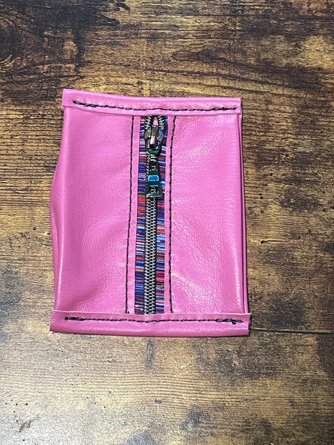 The Expandable Pouch | Handmade Expandable Leather Pouch | Small Travel Organizer with Gusset