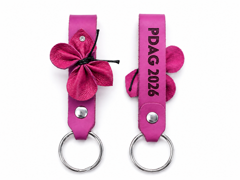 The Monarch – Project Dress a Girl 2026 Leather Butterfly Keychain