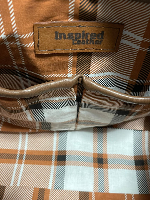 Mongolian Fur Shoulder Bag | Handmade Leather Purse