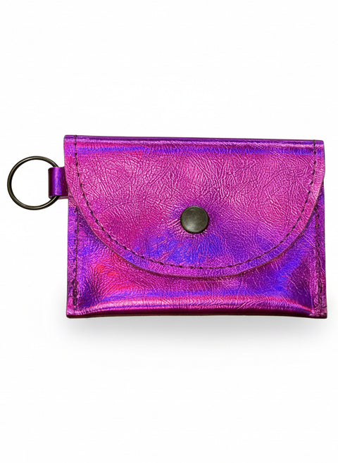 The Keychain Wallet | Handmade Leather Keychain Wallet | Small Card Holder with Key Ring