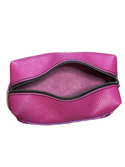 The Store It (Pink) | Handmade Leather Dopp Kit | Premium Leather Travel Toiletry Bag