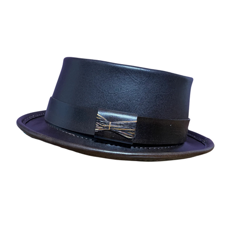 Dark Brown Pork Pie Hat