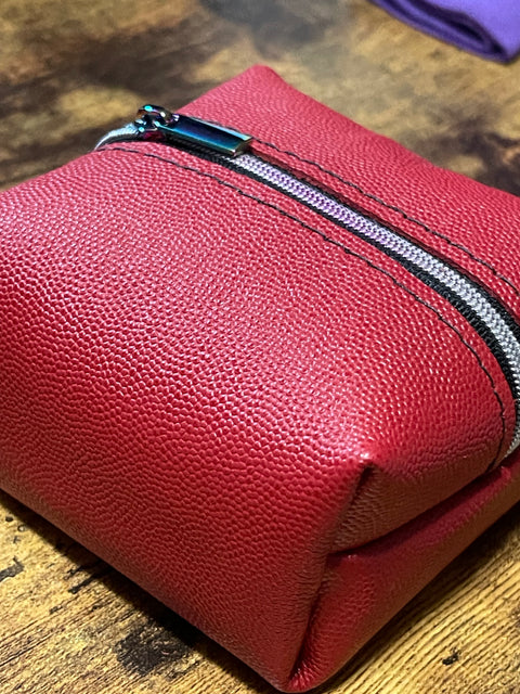 The Little Organizer | Handmade Leather Organizer Pouch | Small Zippered Travel Case