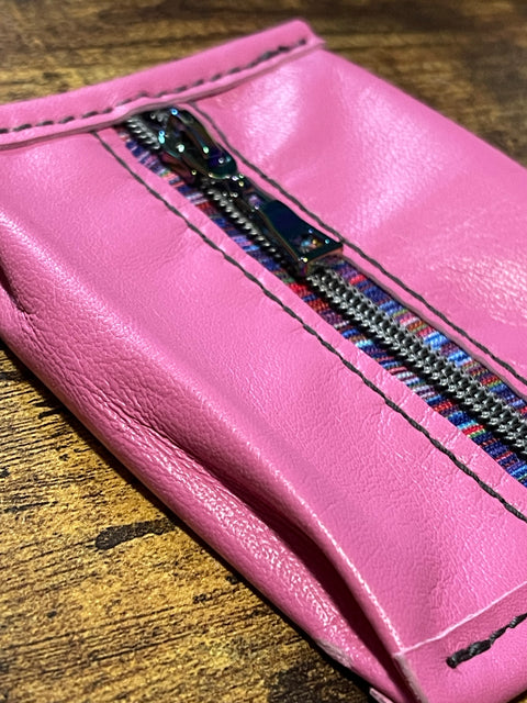 The Expandable Pouch | Handmade Expandable Leather Pouch | Small Travel Organizer with Gusset