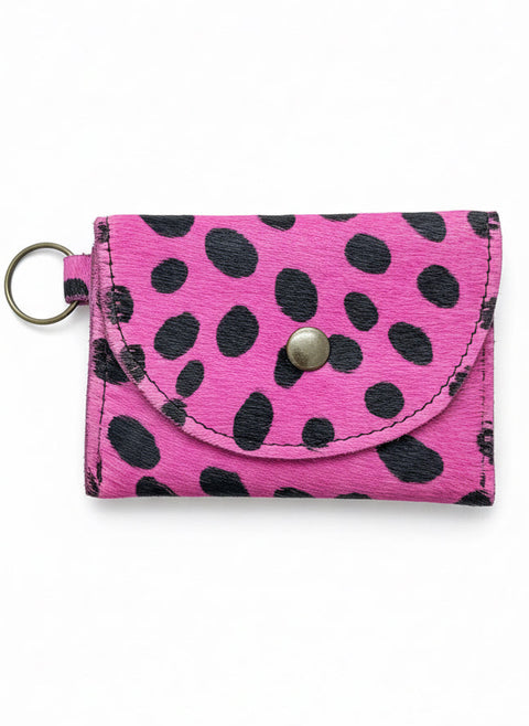 The Keychain Wallet | Handmade Leather Keychain Wallet | Small Card Holder with Key Ring