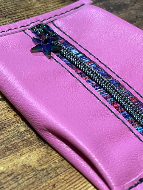 The Expandable Pouch | Handmade Expandable Leather Pouch | Small Travel Organizer with Gusset