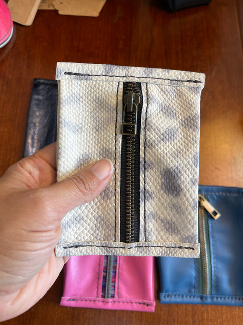 The Expandable Pouch | Handmade Expandable Leather Pouch | Small Travel Organizer with Gusset