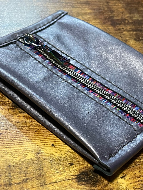 The Expandable Pouch | Handmade Expandable Leather Pouch | Small Travel Organizer with Gusset