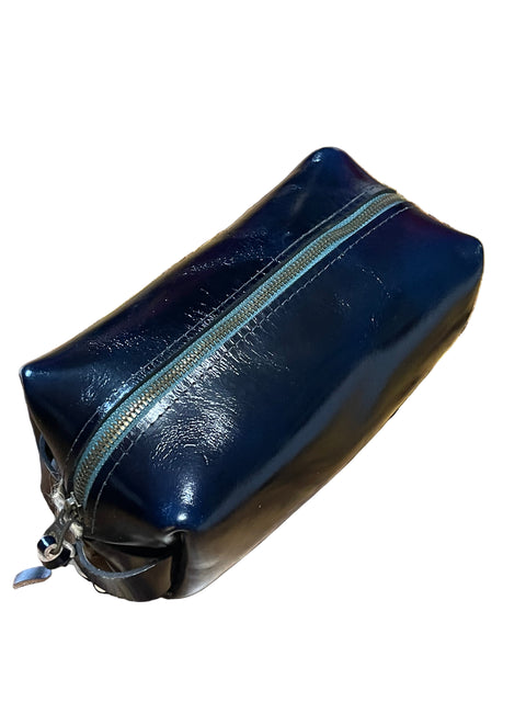 The Store It (Black) | Handmade Leather Dopp Kit | Premium Leather Travel Toiletry Bag