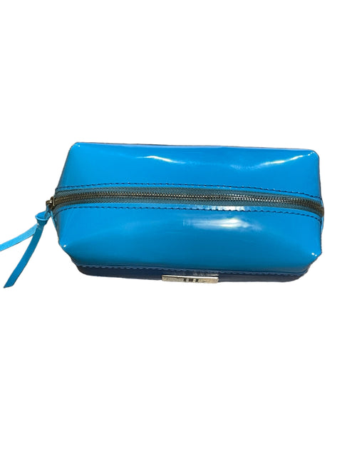 The Store It (Blue) | Handmade Leather Dopp Kit | Premium Leather Travel Toiletry Bag