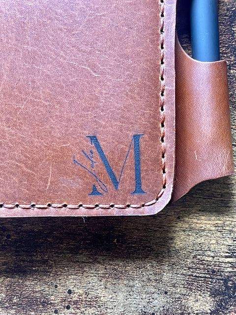 The Traveling Note Taker - Passport and Field Notes Cover with Pen Closure