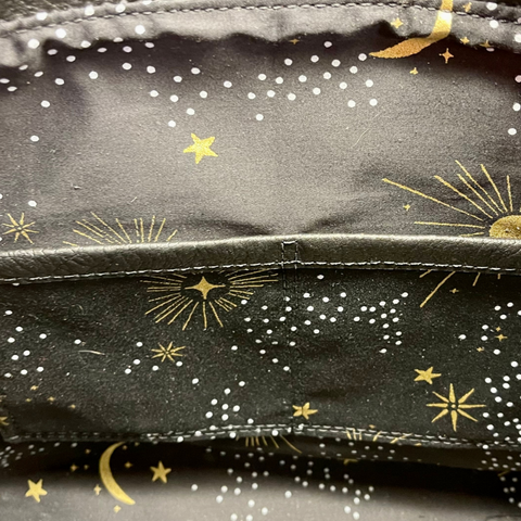 Inspired tote bag interior pockets organization