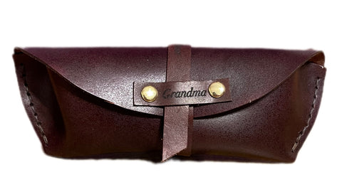 The Muse - Leather Eyeglass Case