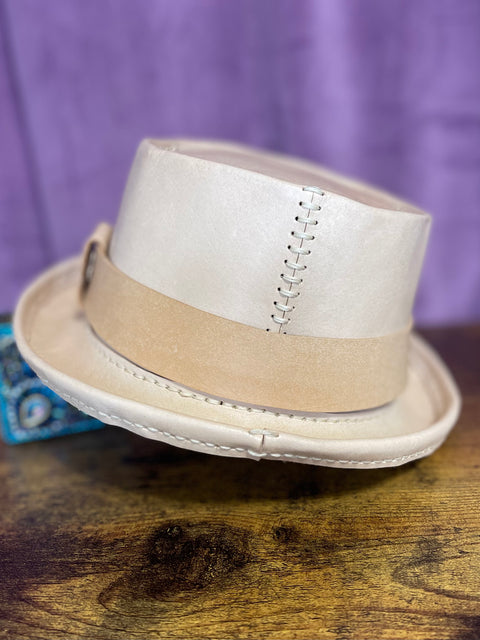 Natural Pork Pie Hat