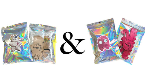 DIY Pac-Man ghost and VooDoo pincushion kit contents