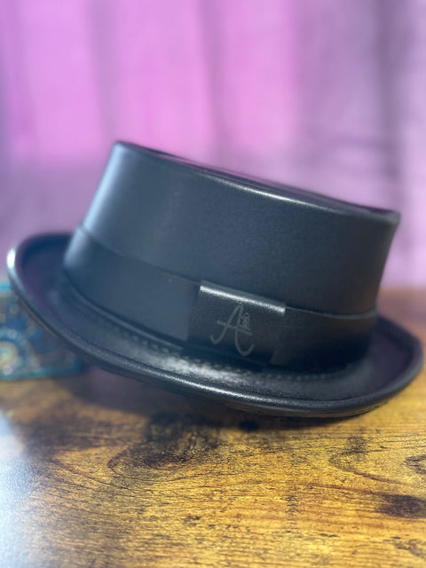 Black Pork Pie Hat