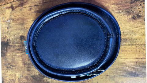 Blue Pork Pie Hat