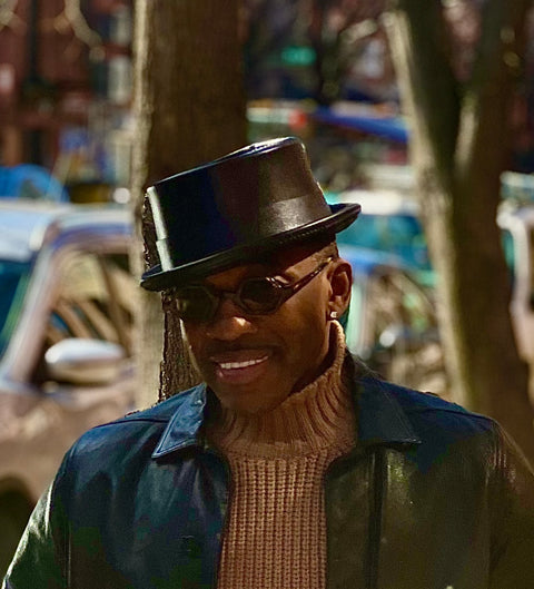 Dark Brown Pork Pie Hat