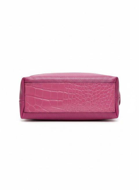 The Store It (Pink) | Handmade Leather Dopp Kit | Premium Leather Travel Toiletry Bag