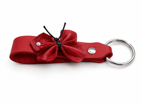 The Monarch – Project Dress a Girl 2026 Leather Butterfly Keychain