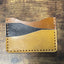 Handmade Minimalist Leather Wallet  - One Sided | Hand-Stitched Card Holder