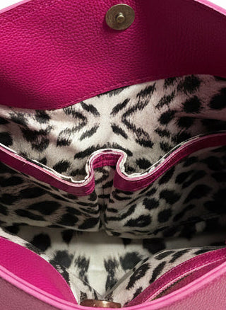 The Spica | Italian Pebbled Leather Slouchy Shoulder Tote Bag