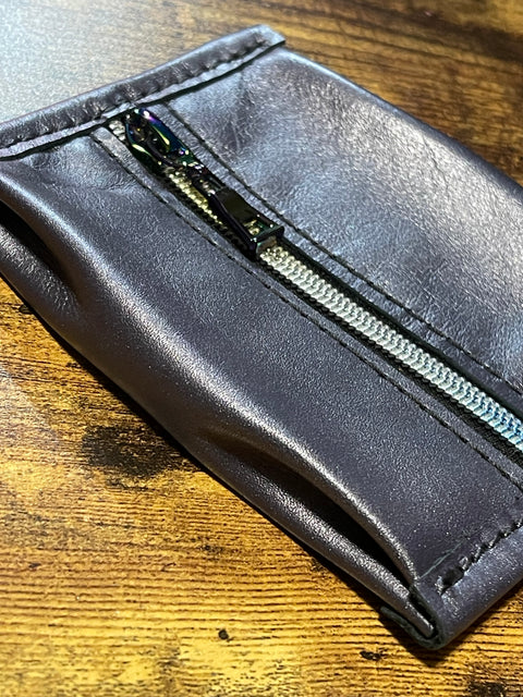The Expandable Pouch | Handmade Expandable Leather Pouch | Small Travel Organizer with Gusset