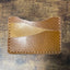 Handmade Minimalist Leather Wallet  - One Sided | Hand-Stitched Card Holder