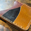 Handmade Minimalist Leather Wallet  - Double Sided | Hand-Stitched Card Holder