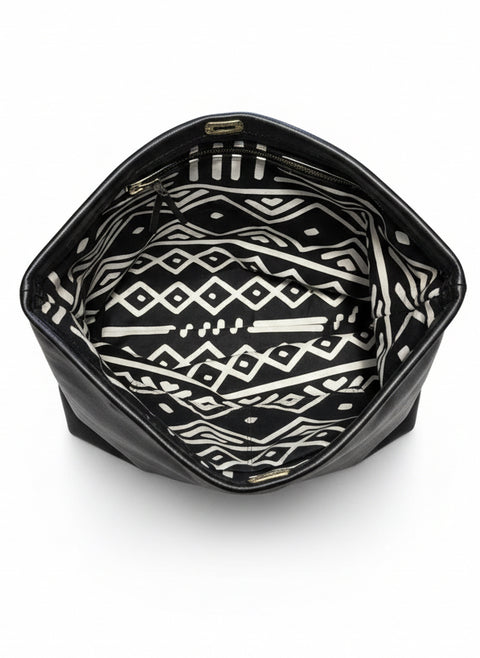 The Night Gazer - Italian Pebbled Leather Tote