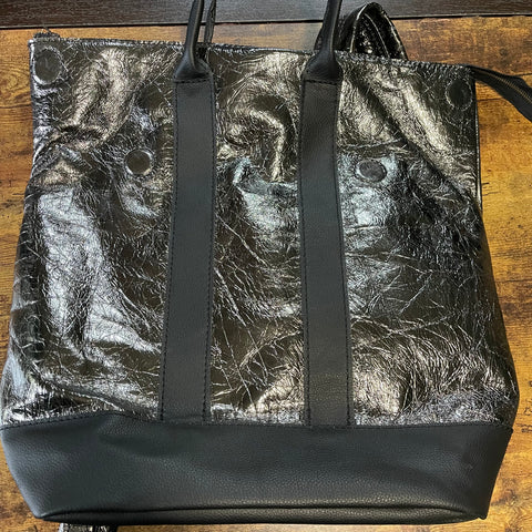 The Summit - Premium Chanel-Grade Metallic Leather Backpack