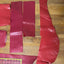 Red Leather Scraps