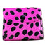 Handmade Hair-On-Hide Wallet | Pink Cheetah Print Leather Wallet