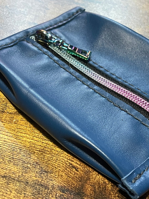 The Expandable Pouch | Handmade Expandable Leather Pouch | Small Travel Organizer with Gusset