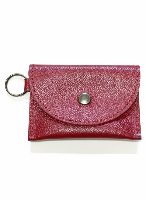 The Keychain Wallet | Handmade Leather Keychain Wallet | Small Card Holder with Key Ring