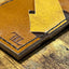 Handmade Crossover Leather Wallet | Double-Sided Card Holder with Free Engraving