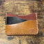 Handmade Minimalist Leather Wallet  - Double Sided | Hand-Stitched Card Holder