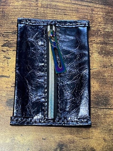 The Expandable Pouch | Handmade Expandable Leather Pouch | Small Travel Organizer with Gusset