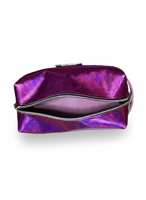 The Store It (Pink) | Handmade Leather Dopp Kit | Premium Leather Travel Toiletry Bag