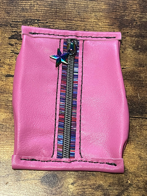 The Expandable Pouch | Handmade Expandable Leather Pouch | Small Travel Organizer with Gusset