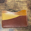 Handmade Minimalist Leather Wallet  - One Sided | Hand-Stitched Card Holder