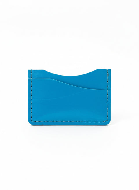 Handmade Minimalist Leather Wallet  - One Sided | Hand-Stitched Card Holder