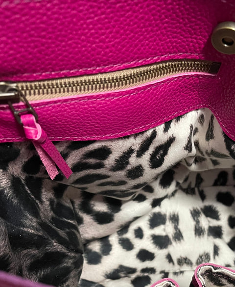 The Spica | Italian Pebbled Leather Slouchy Shoulder Tote Bag