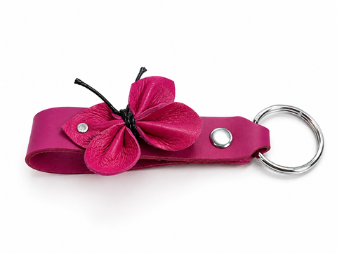 The Monarch – Project Dress a Girl 2026 Leather Butterfly Keychain