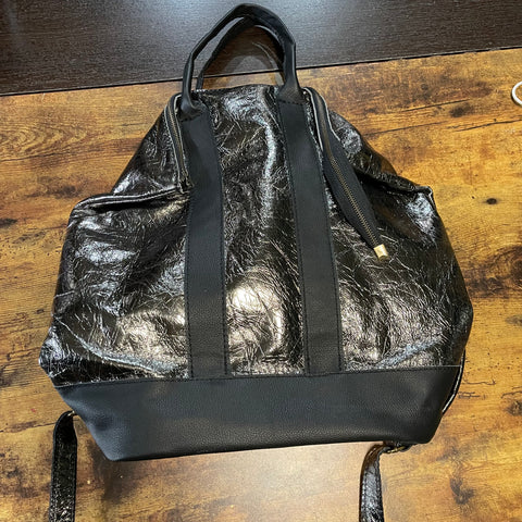The Summit - Premium Chanel-Grade Metallic Leather Backpack