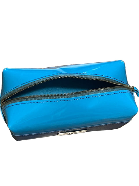 The Store It (Blue) | Handmade Leather Dopp Kit | Premium Leather Travel Toiletry Bag
