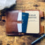 The Traveling Note Taker - Passport and Field Notes Cover with Pen Closure